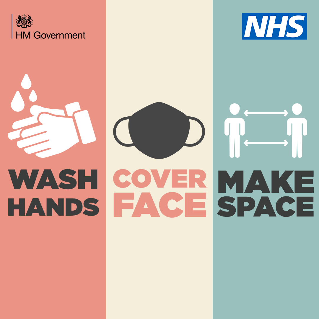 Wash Hands, Cover Face, Make Space